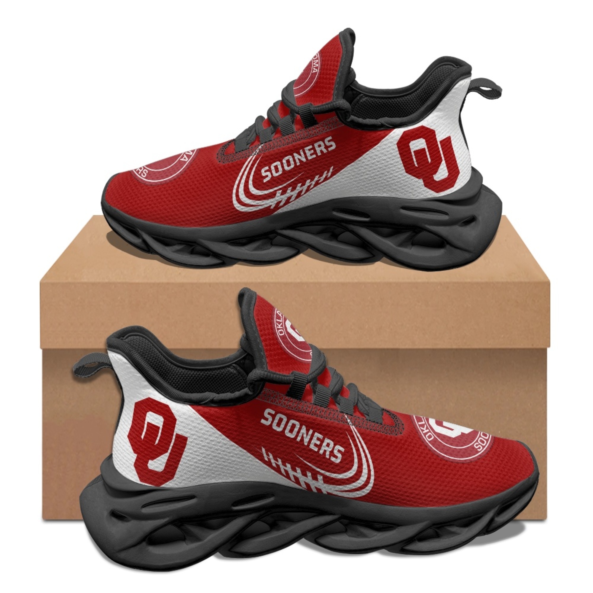 Women's Oklahoma Sooners Flex Control Sneakers 001